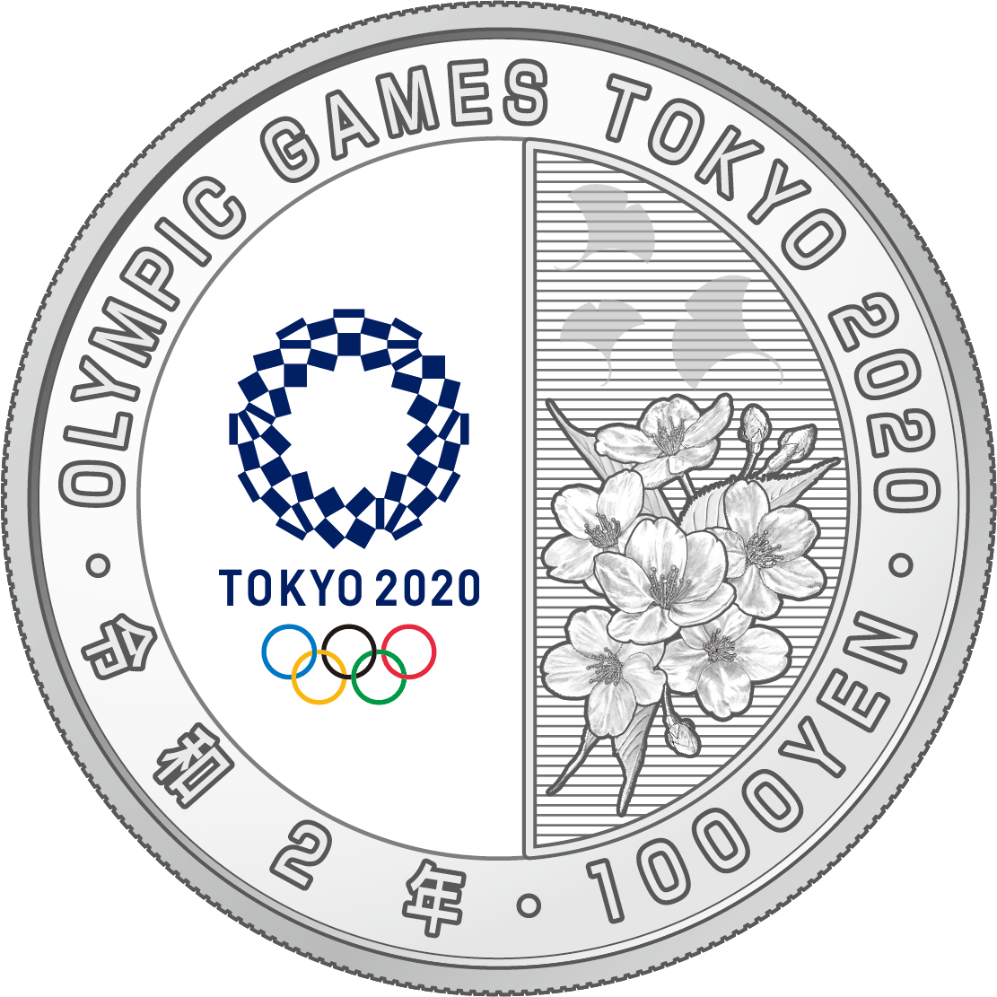 the reverse design of 1,000 yen silver coin1