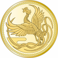 the obverse design of 10,000 yen gold coin2