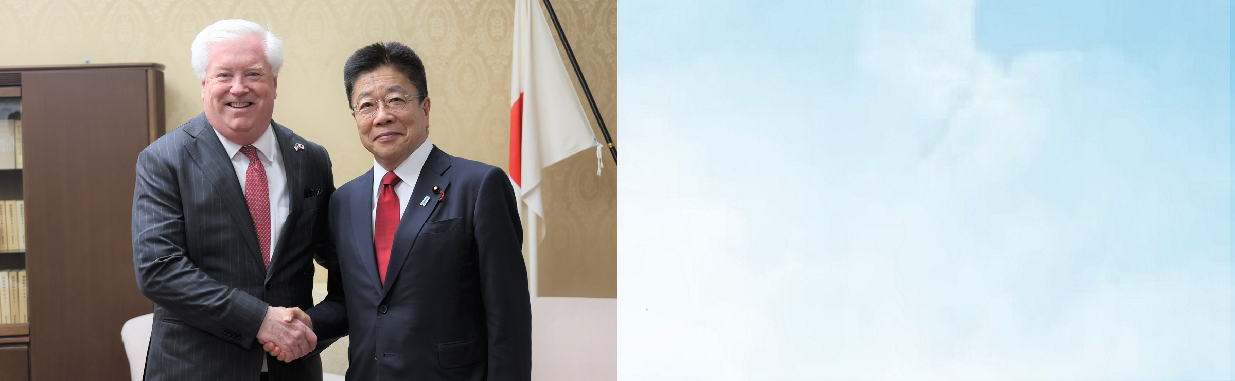 グラス次期駐日米国大使の表敬（令和7年5月8日）