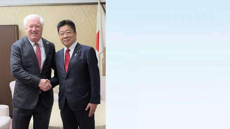 グラス次期駐日米国大使の表敬（令和7年5月8日）