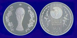 2002 FIFA World Cup Korea/Japan 1,000 yen Silver Coin