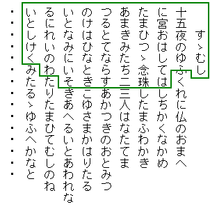 源氏物語絵巻本文の画像