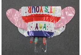 （風船を広げている様子）の写真