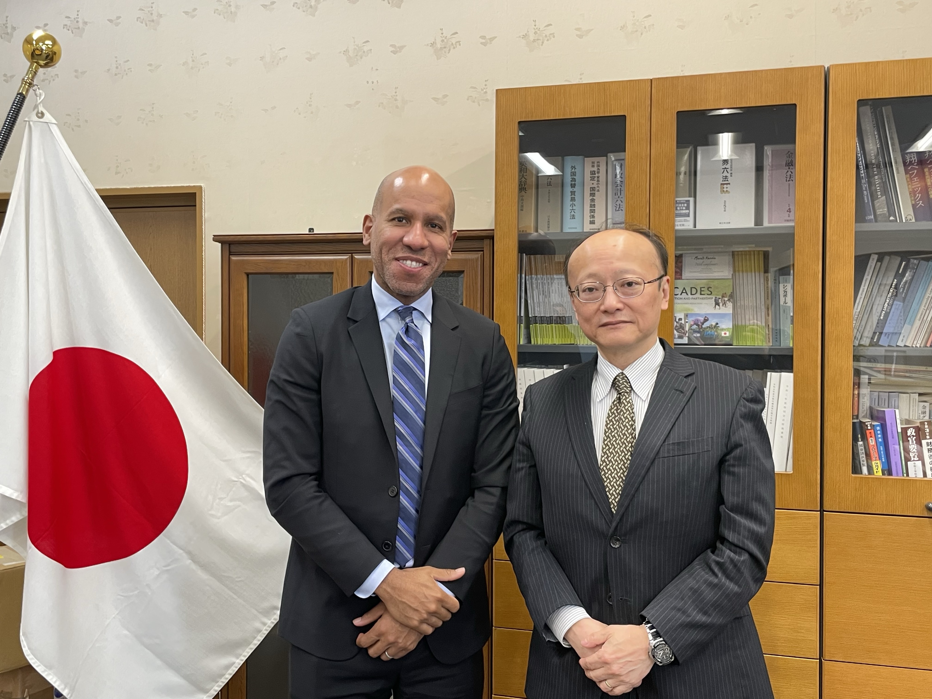 神田眞人財務官とネルソン米国財務次官