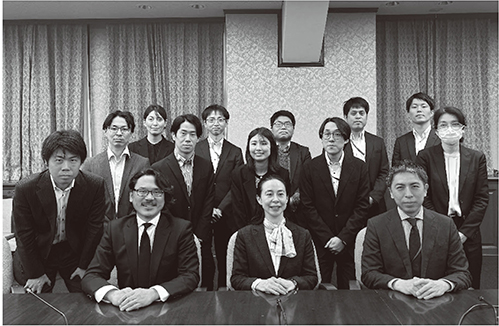山田係長、花井補佐、谷津係長、三代係長、土屋補佐 高橋補佐、鳥沢係長、茅根係長、髙松係員、川﨑係員、五十嵐補佐 松尾管理官、奥室長、遠藤企画官