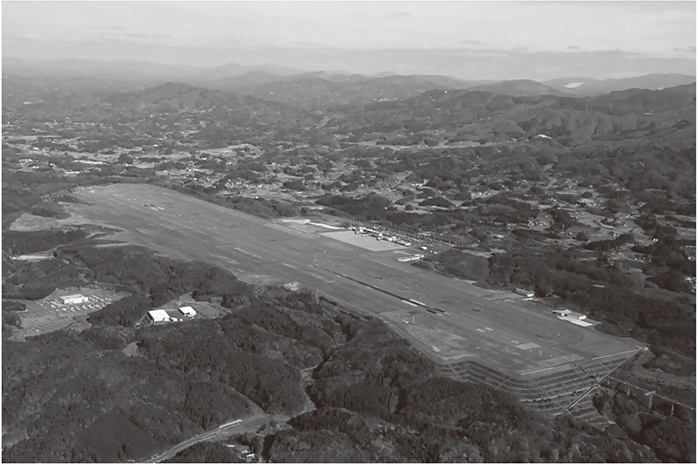 「航空写真」（写真提供：福島県福島空港事務所）