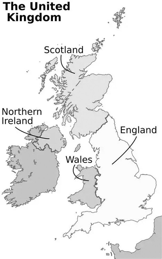 写真11 英国地図
