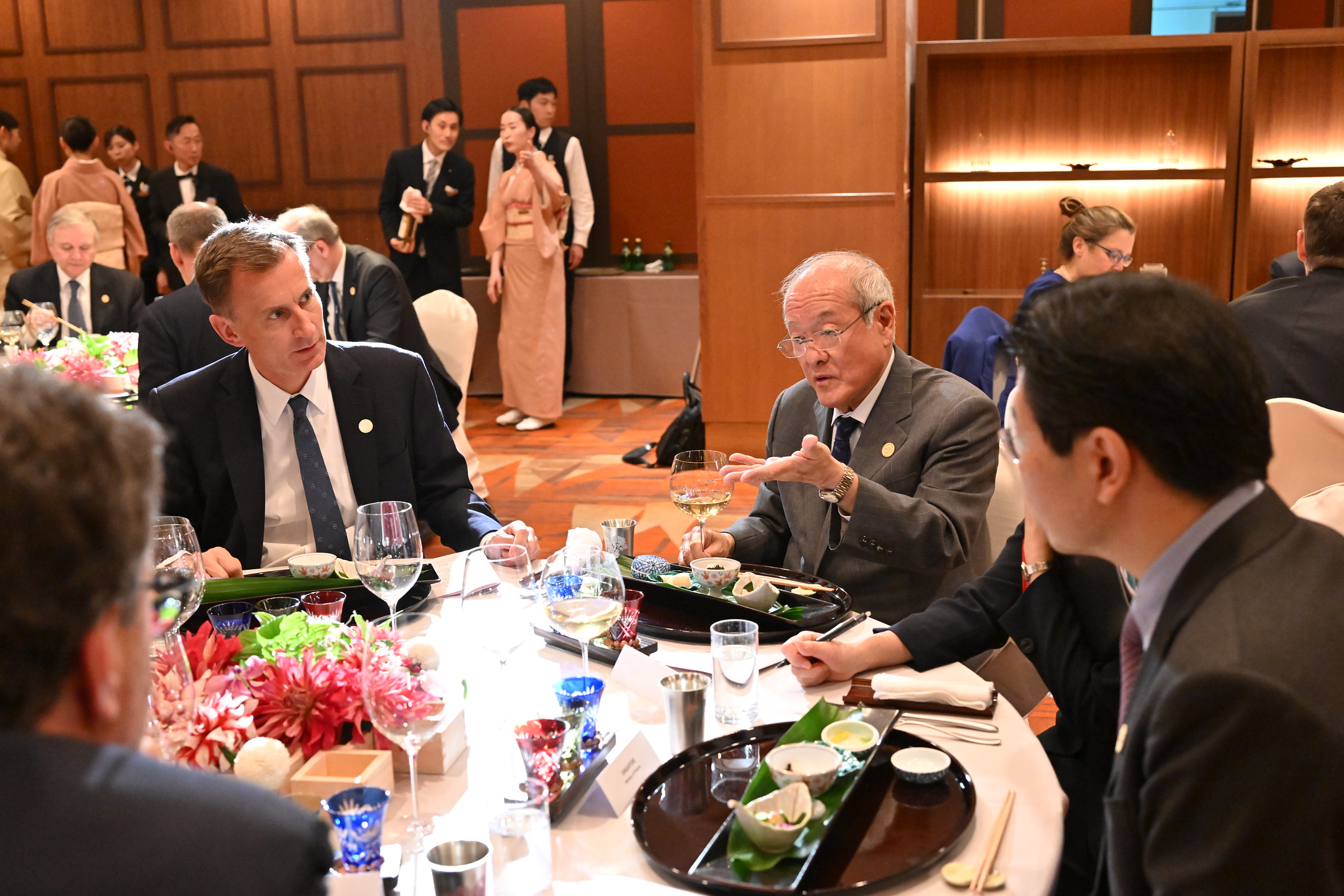 日本政府主催夕食会②