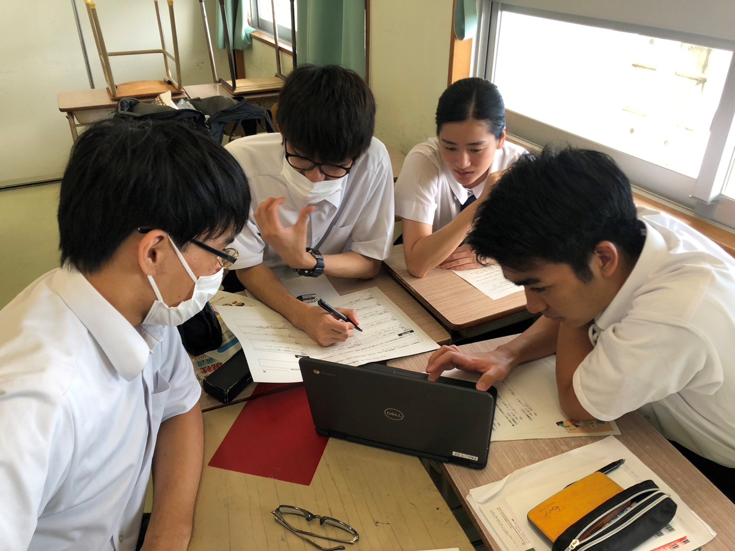 グループワーク(沖縄県立宮古高等学校)
