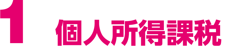 １個人所得課税
